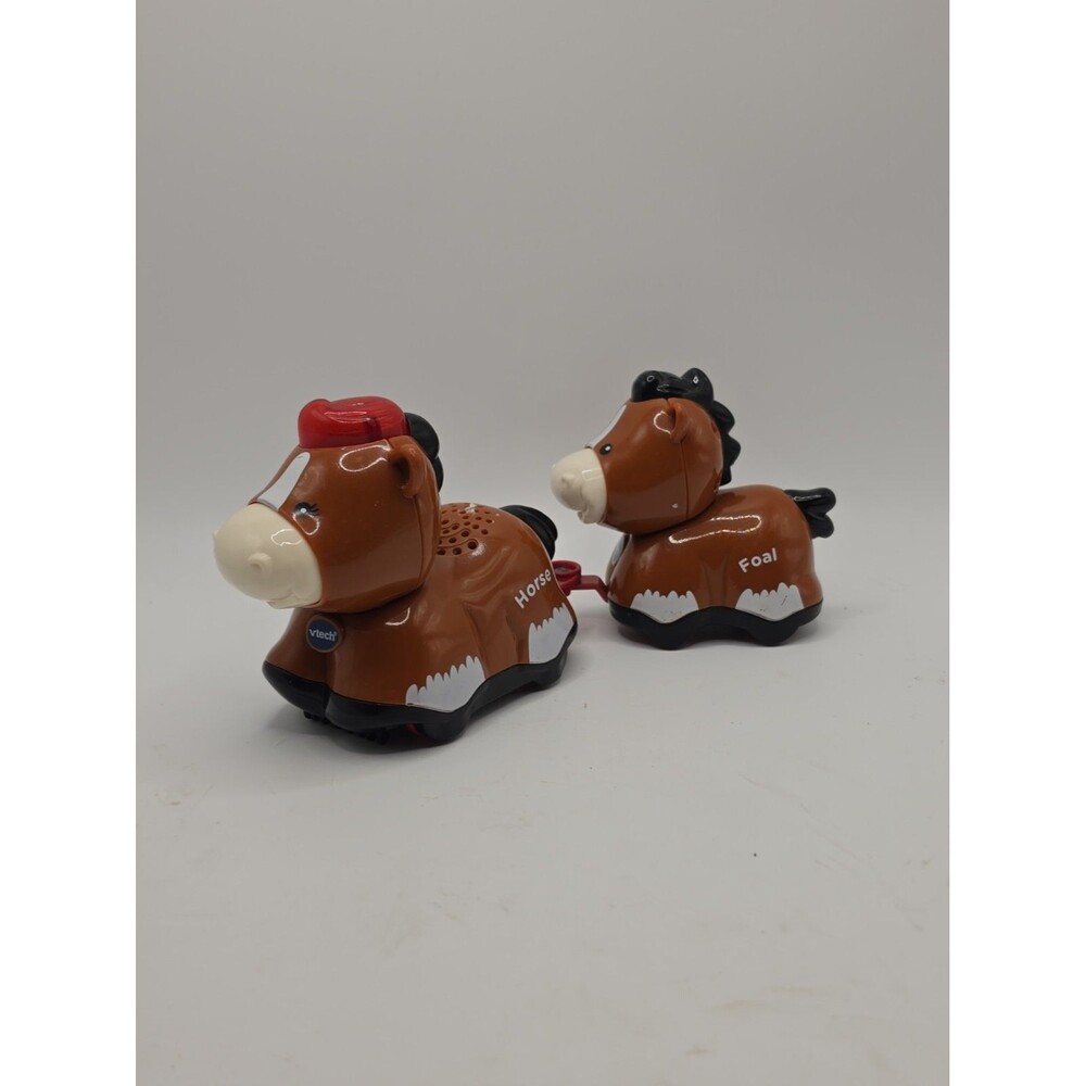 Vtech Smart Animals Helen The Horse Lights Sounds Music With Foal Squeaky Works